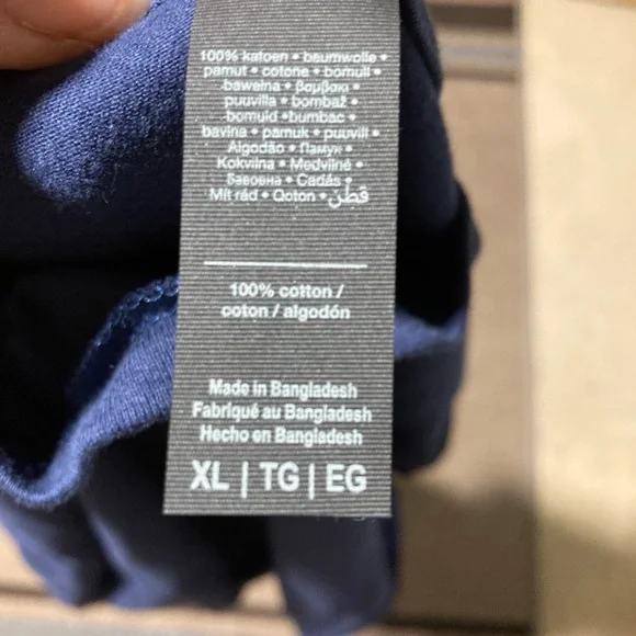 2 Gildan softstyle Men's Blue T-Shirts  XL NEW - Picture 5 of 5